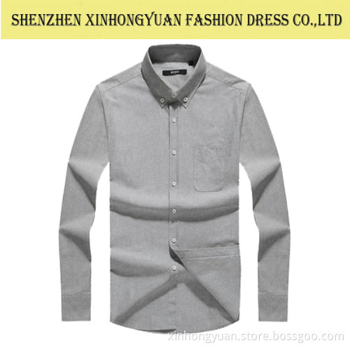 fashion long sleeve business design high quality cotton man shirt